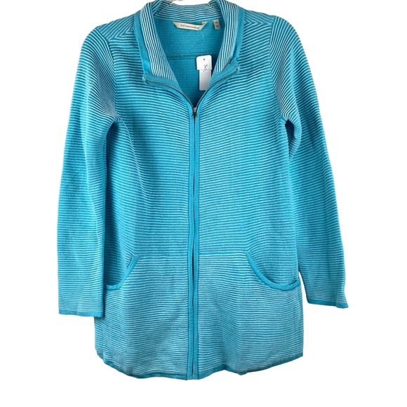 NWT Soft Surroundings Blue Corcovado Jacket - Picture 2 of 7